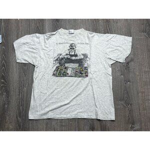 So Many Lures So Little Time Oneita Graphic T Shirt Men's Size XL White